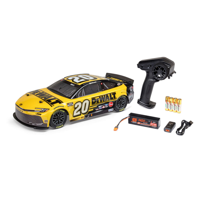 LOS1122520 Losi 1/12 NASCAR RC Racecar Christopher Bell No. 20 DeWalt 2025 Toyota Camry 2S AWD RTR Brushed On-Road (Battery & Charger Included)