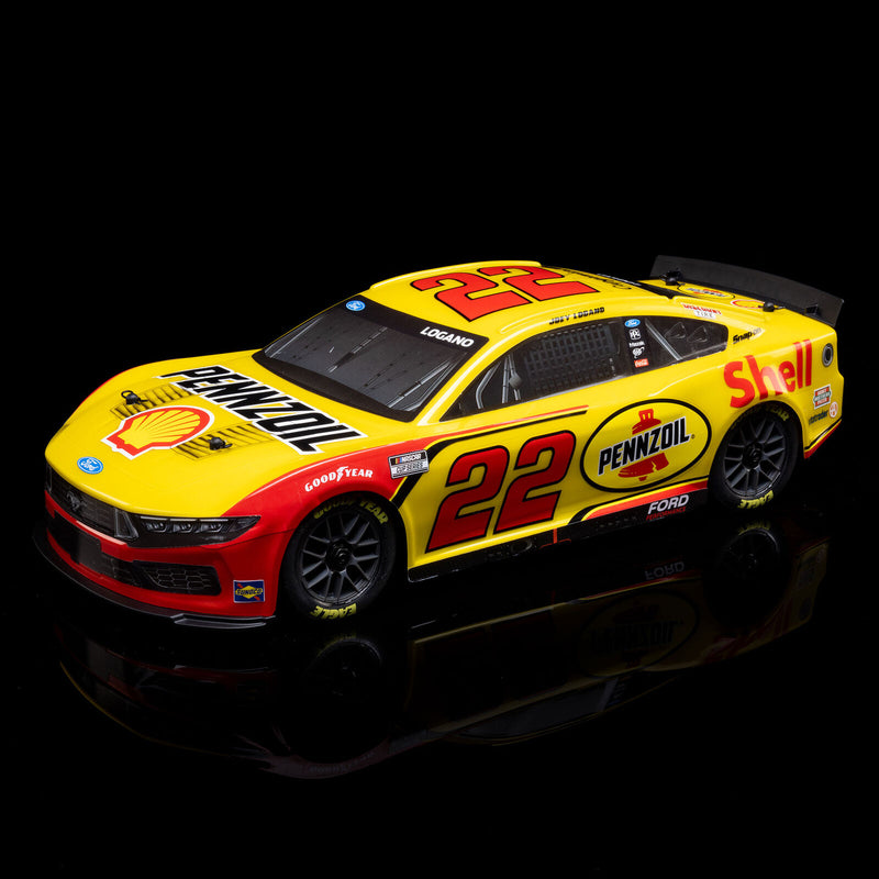 LOS1122522 Losi 1/12 NASCAR RC Racecar Joey Logano No. 22 Shell 2025 Ford Mustang 2S AWD RTR Brushed On-Road (Battery & Charger Included)