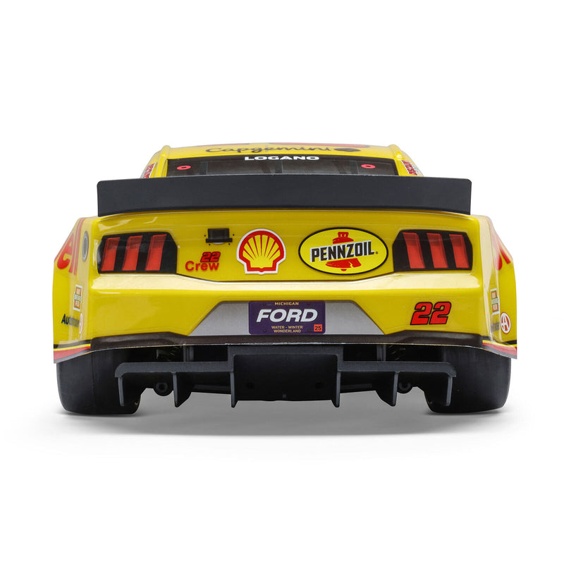 LOS1122522 Losi 1/12 NASCAR RC Racecar Joey Logano No. 22 Shell 2025 Ford Mustang 2S AWD RTR Brushed On-Road (Battery & Charger Included)