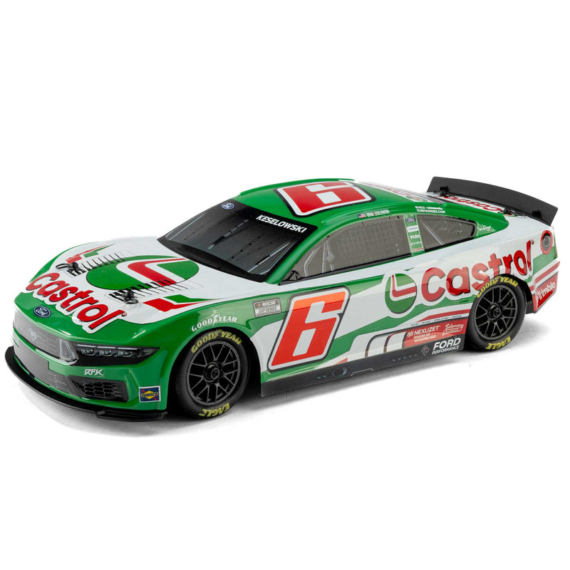 LOS1122606 Losi 1/12 NASCAR RC Race Car Brad Keselowski No. 6 2026 Castrol Ford Mustang 2S AWD RTR Brushed On-Road (Battery & Charger Included)