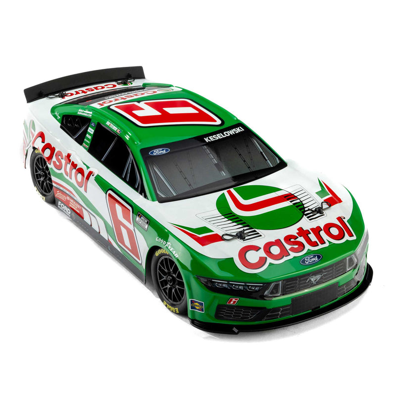 LOS1122606 Losi 1/12 NASCAR RC Race Car Brad Keselowski No. 6 2026 Castrol Ford Mustang 2S AWD RTR Brushed On-Road (Battery & Charger Included)
