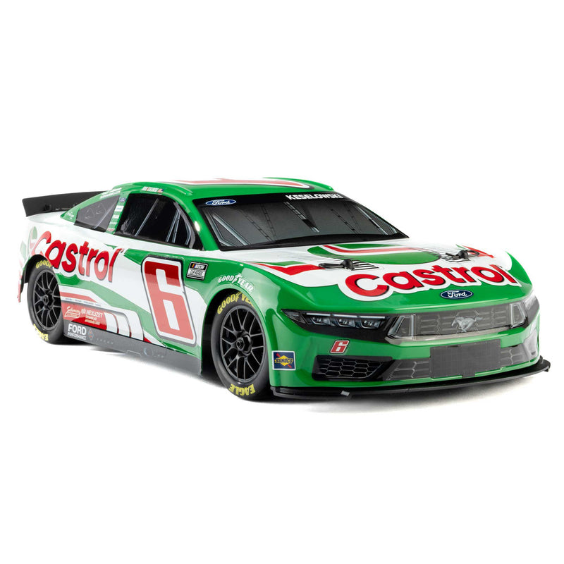 LOS1122606 Losi 1/12 NASCAR RC Race Car Brad Keselowski No. 6 2026 Castrol Ford Mustang 2S AWD RTR Brushed On-Road (Battery & Charger Included)