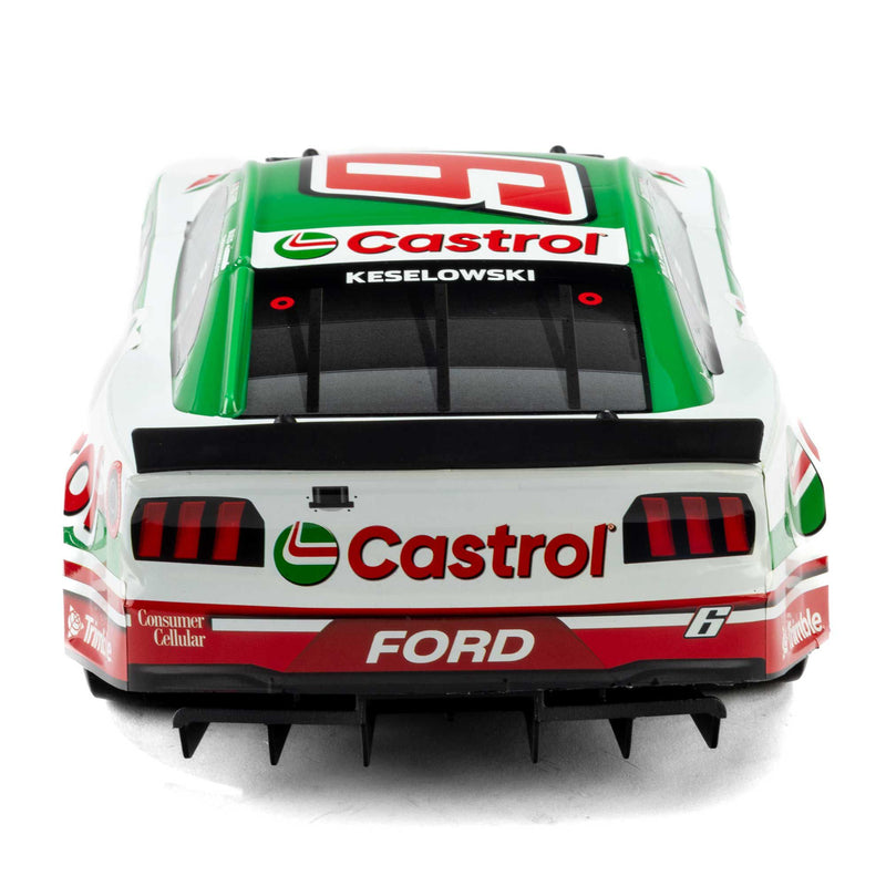 LOS1122606 Losi 1/12 NASCAR RC Race Car Brad Keselowski No. 6 2026 Castrol Ford Mustang 2S AWD RTR Brushed On-Road (Battery & Charger Included)