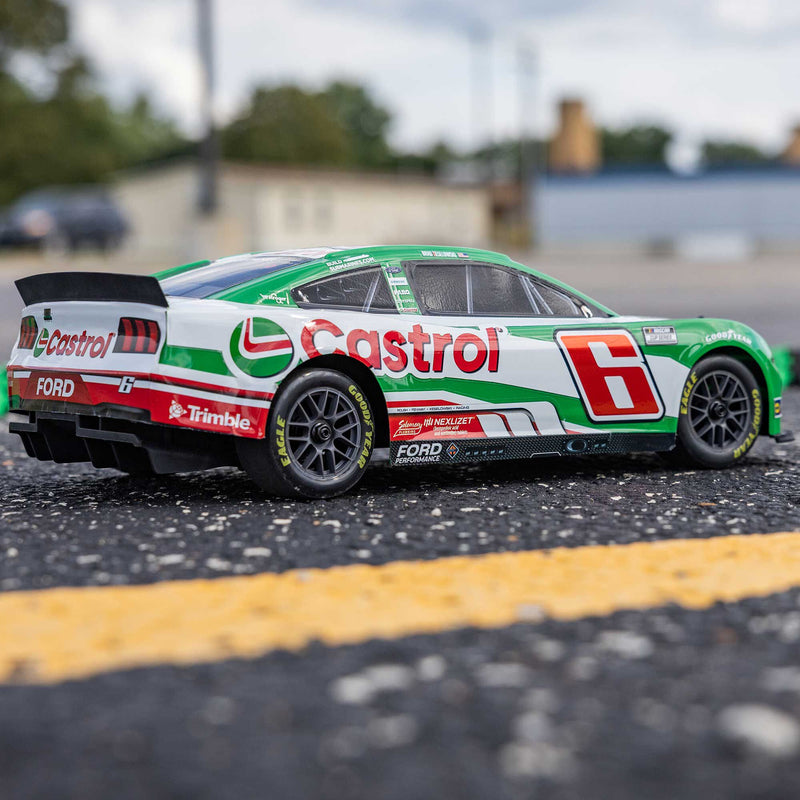 LOS1122606 Losi 1/12 NASCAR RC Race Car Brad Keselowski No. 6 2026 Castrol Ford Mustang 2S AWD RTR Brushed On-Road (Battery & Charger Included)