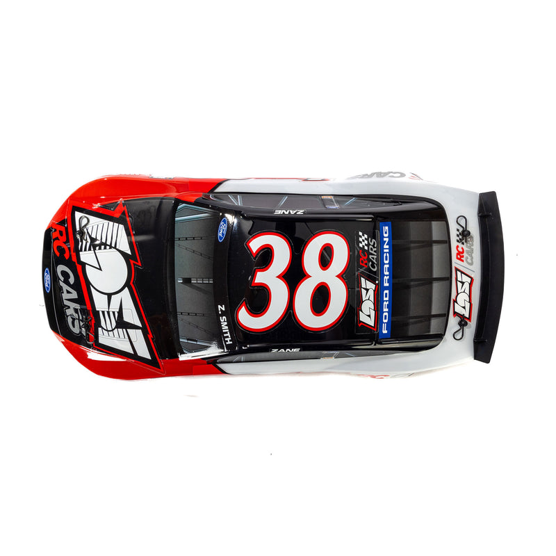 LOS1122638 Losi 1/12 Losi NASCAR 2026 Zane Smith No. 38 Ford Mustang (Battery & Charger Included)