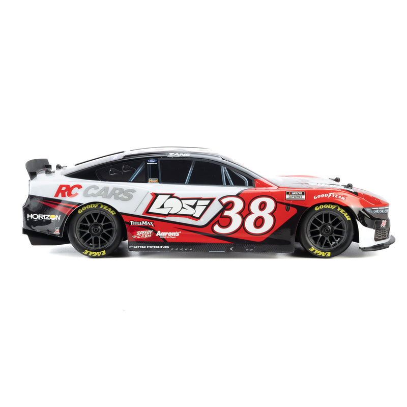 LOS1122638 Losi 1/12 Losi NASCAR 2026 Zane Smith No. 38 Ford Mustang (Battery & Charger Included)