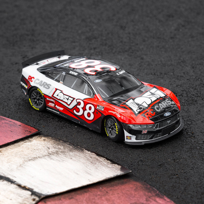 LOS1122638 Losi 1/12 Losi NASCAR 2026 Zane Smith No. 38 Ford Mustang (Battery & Charger Included)