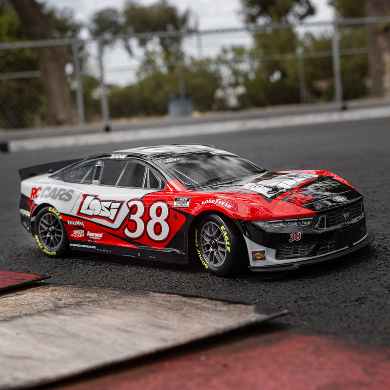 LOS1122638 Losi 1/12 Losi NASCAR 2026 Zane Smith No. 38 Ford Mustang (Battery & Charger Included)