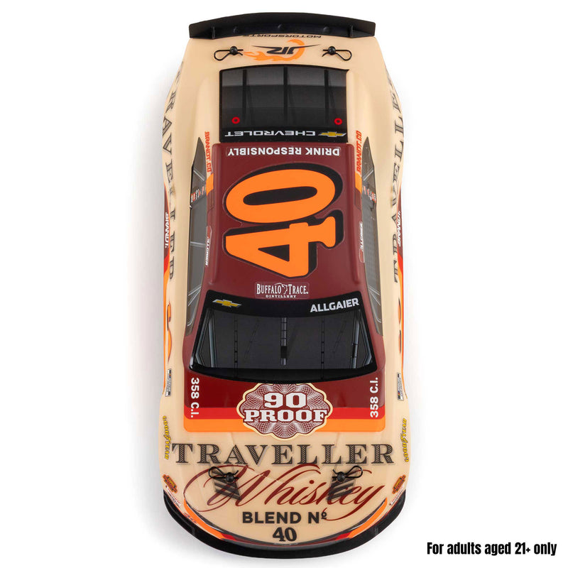 LOS1122640 Losi NASCAR 2026 Justin Allgaier No. 40 Traveller Whiskey (Battery & Charger Included)