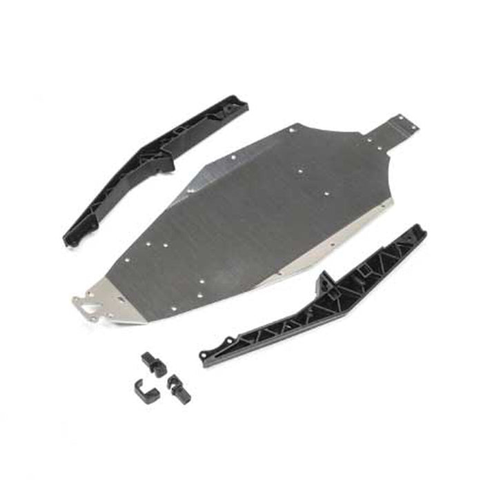 LOS211020 Losi Chassis & Mud Guards: Mini-B 2.0