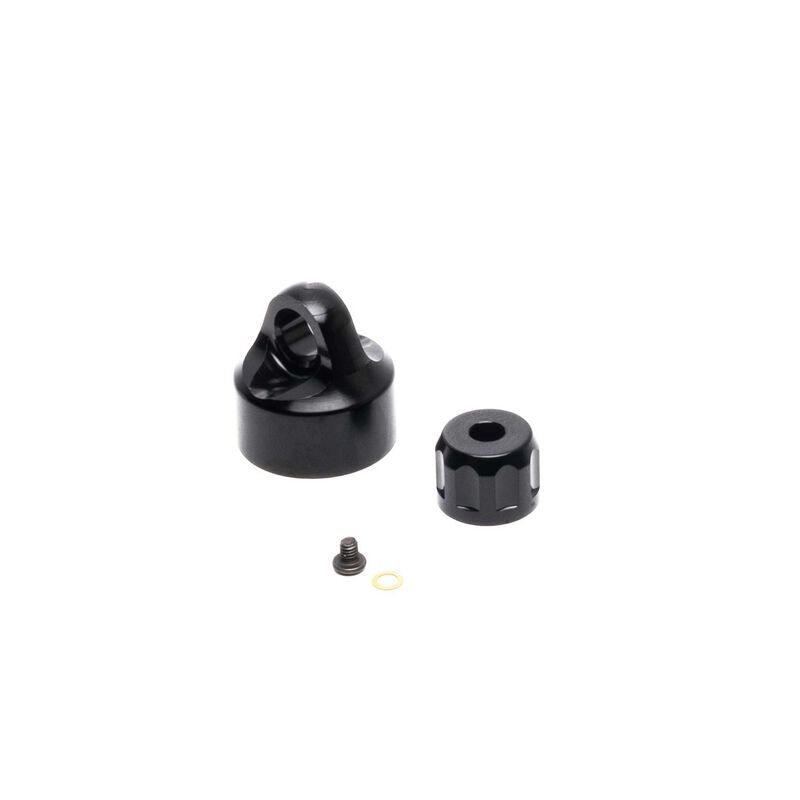 LOS363001 LOSI Shock Cap Set, Aluminum, Black: Promoto-MX