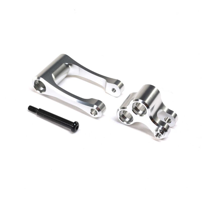 LOS364001 LOSI Aluminum Knuckle & Pull Rod, Silver: Promoto-MX