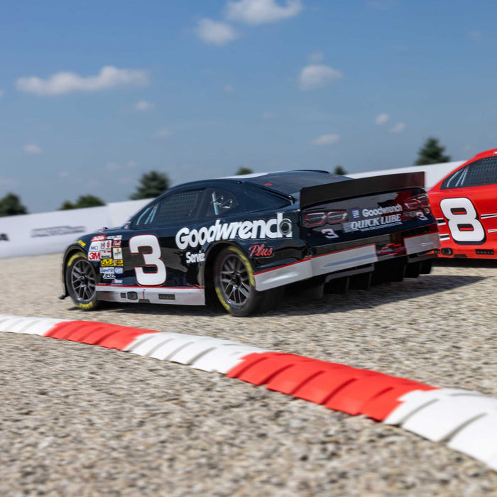 LOSF1122503 1/12 NASCAR RC Racecar RCR No. 3 GM Goodwrench Chevrolet ZL1 2S AWD RTR Brushed On-Road (Battery & Charger Included), Black