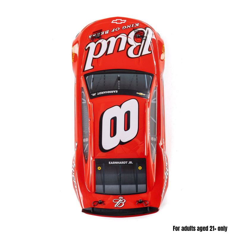 LOSF1122508 1/12 NASCAR RC Racecar Dale Earnhardt Jr. No. 8 Budweiser Chevrolet ZL1 2S AWD RTR Brushed On-Road (Battery & Charger Included), Red