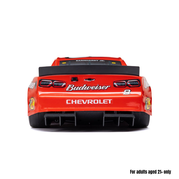 LOSF1122508 1/12 NASCAR RC Racecar Dale Earnhardt Jr. No. 8 Budweiser Chevrolet ZL1 2S AWD RTR Brushed On-Road (Battery & Charger Included), Red