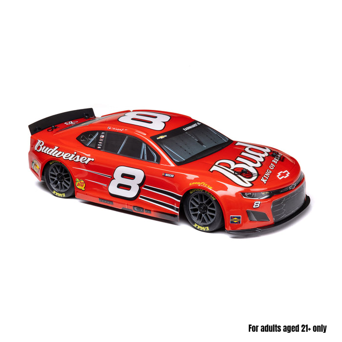 LOSF1122508 1/12 NASCAR RC Racecar Dale Earnhardt Jr. No. 8 Budweiser Chevrolet ZL1 2S AWD RTR Brushed On-Road (Battery & Charger Included), Red