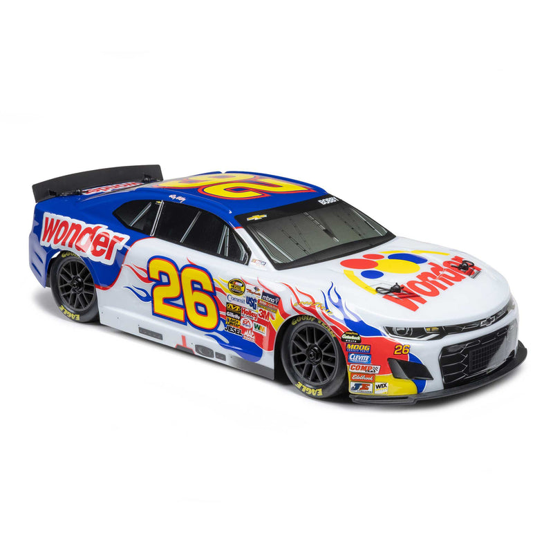LOSF1122626 Losi 1/12 NASCAR RC Race Car Ricky Bobby No. 26 2026 Wonder Bread Chevrolet ZL1 2S AWD RTR Brushed On-Road (Battery & Charger Included)