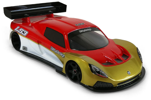 BDGT12-LS3 Bittydesign GT12 Clear Body for 1/12 Scale