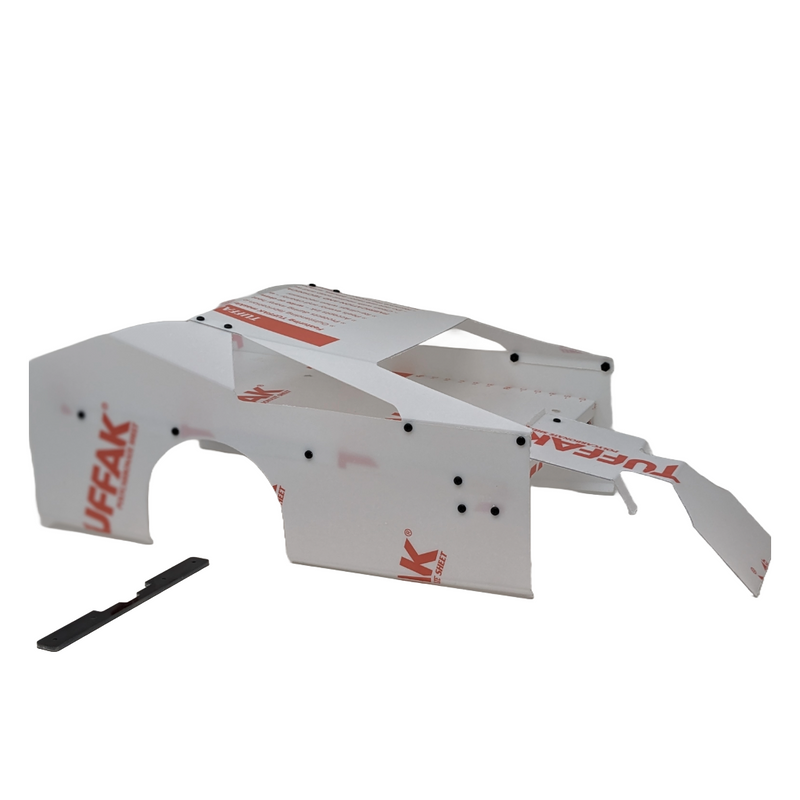 997 RC Raceway Mini Mudboss Body w/ Front Body Mounting Plate