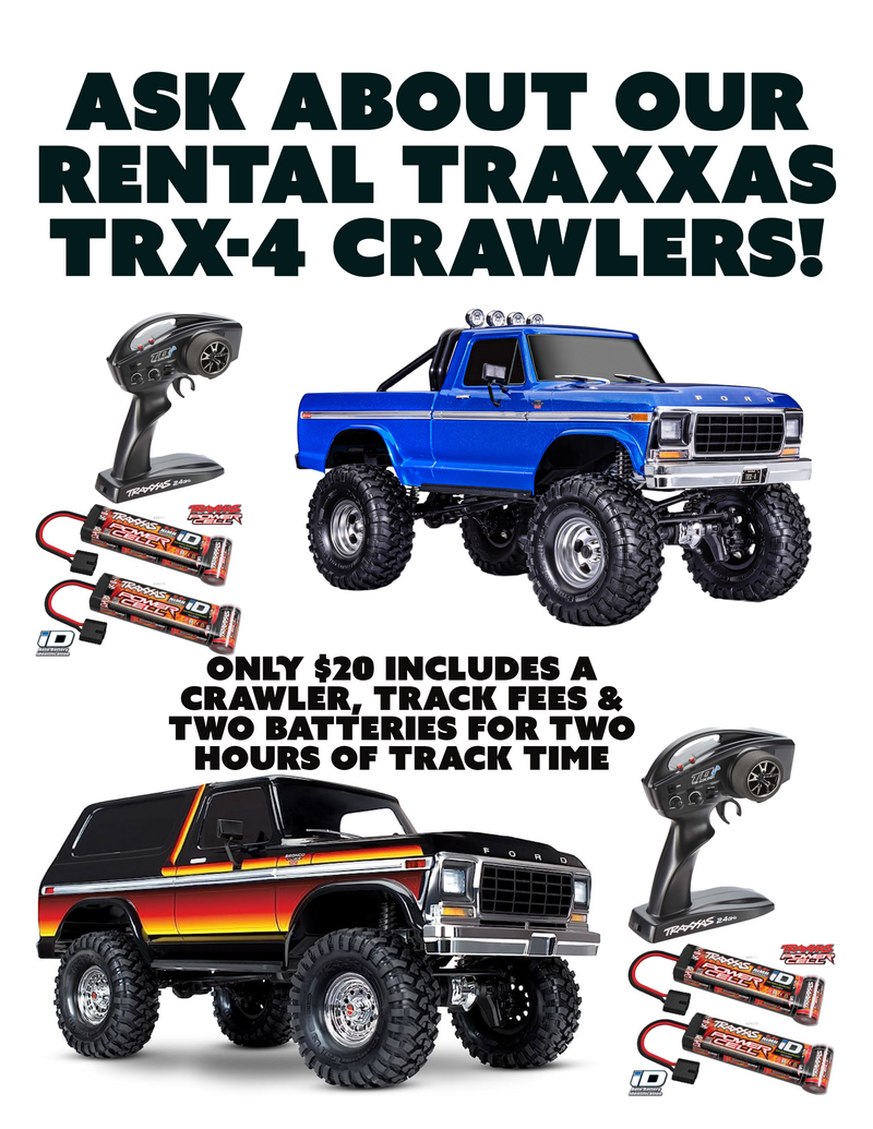 997 RC Raceway Crawler Rental
