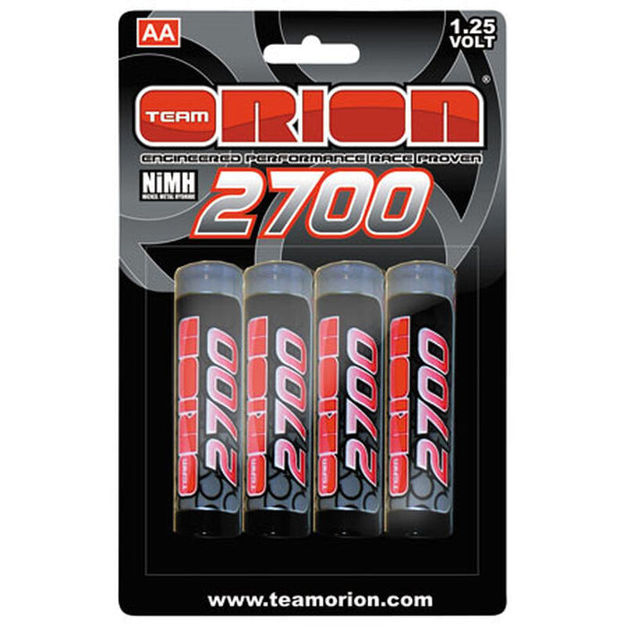 ORI13502 Team Orion 1.25V 2700mAh NiMH AA Batteries (4)