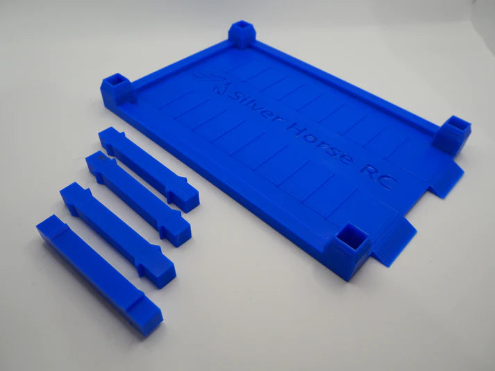 Silver Horse RC Mini-Z Pit Stacker Blue