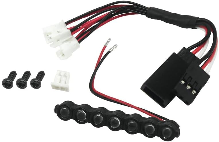 PHB7543 Powerhobby LED Head Lights Bar (Yellow Round ) Axial SCX30 Jeep Wrangler