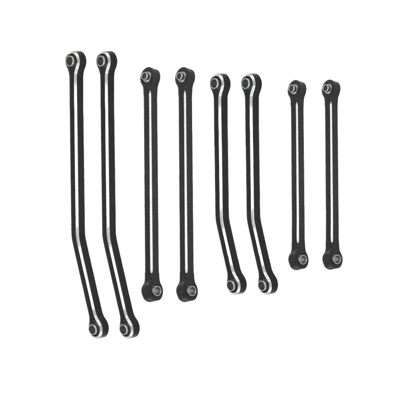 PHB7566Black Powerhobby Aluminum Chassis Links Black Axial SCX30