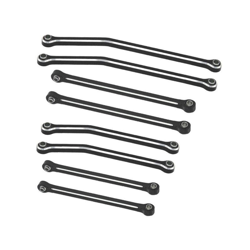 PHB7566Black Powerhobby Aluminum Chassis Links Black Axial SCX30