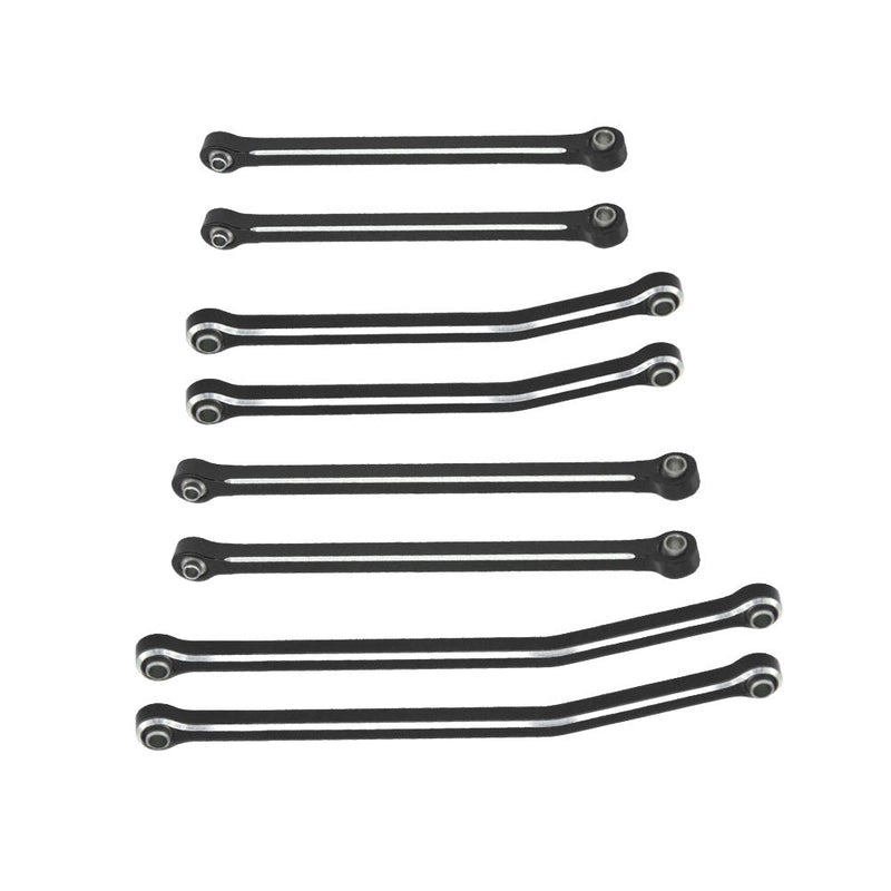 PHB7566Black Powerhobby Aluminum Chassis Links Black Axial SCX30