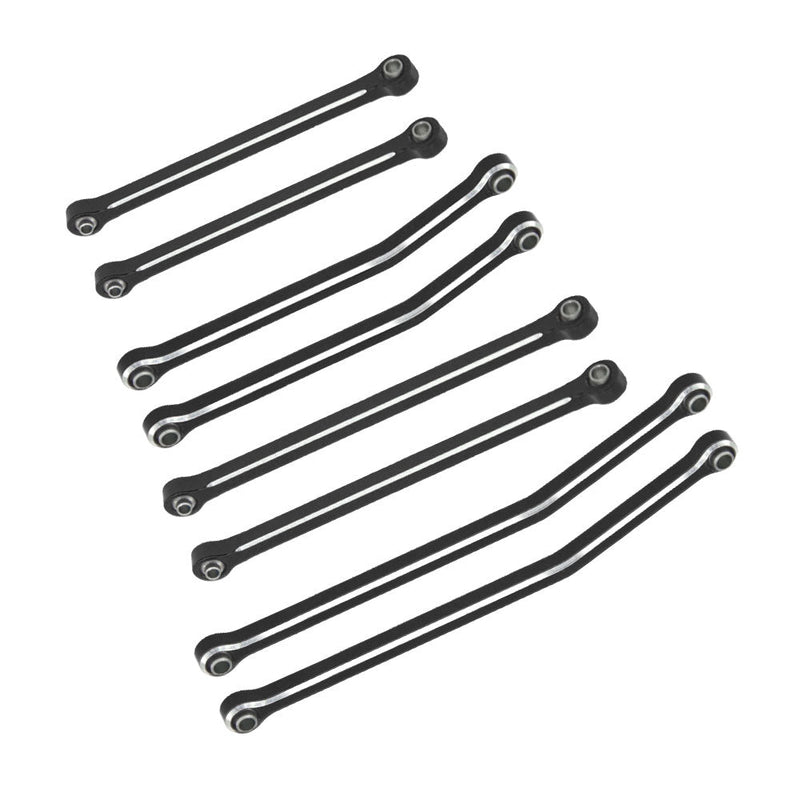 PHB7566Black Powerhobby Aluminum Chassis Links Black Axial SCX30