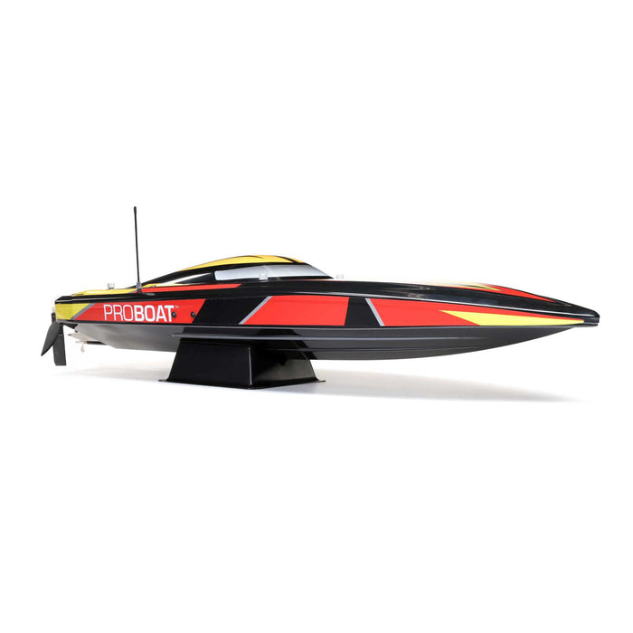 PRB08032V2T1 Pro Boat Sonicwake V2 36" Self-Righting Brushless Deep-V RTR, Black