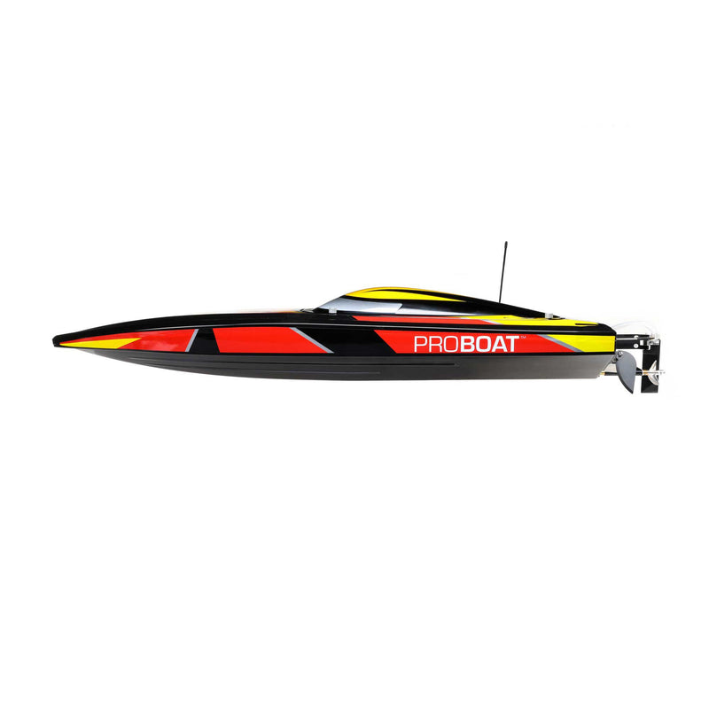PRB08032V2T1 Horizon Sonicwake V2 36" Self-Righting Brushless Deep-V RTR, Black