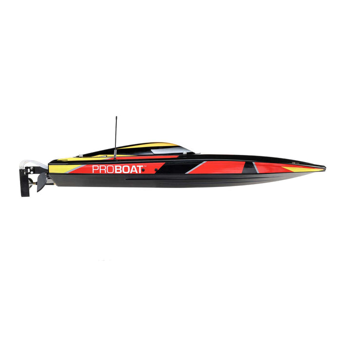 PRB08032V2T1 Pro Boat Sonicwake V2 36" Self-Righting Brushless Deep-V RTR, Black