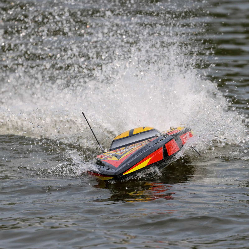 PRB08032V2T1 Horizon Sonicwake V2 36" Self-Righting Brushless Deep-V RTR, Black