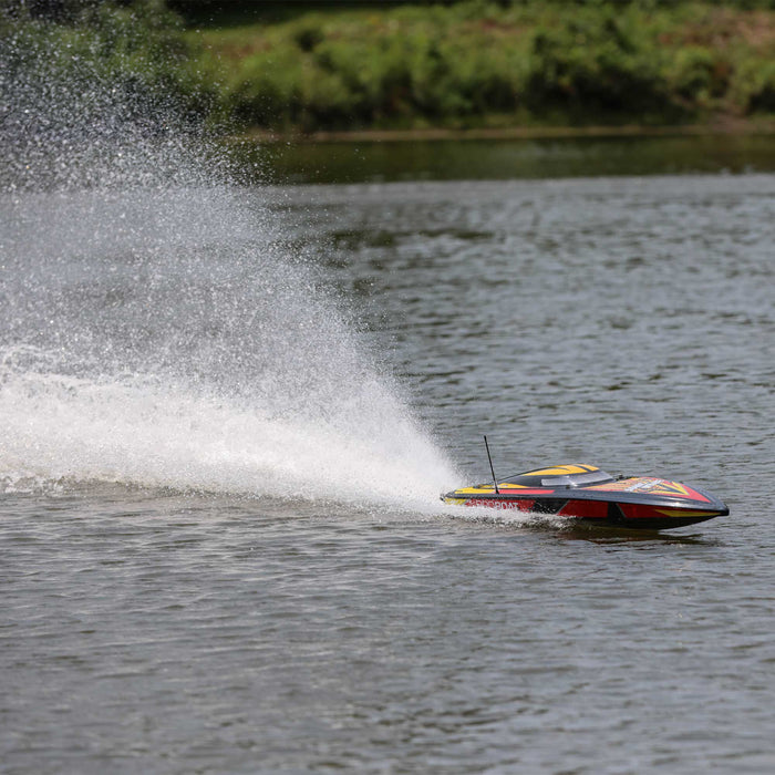 PRB08032V2T1 Horizon Sonicwake V2 36" Self-Righting Brushless Deep-V RTR, Black