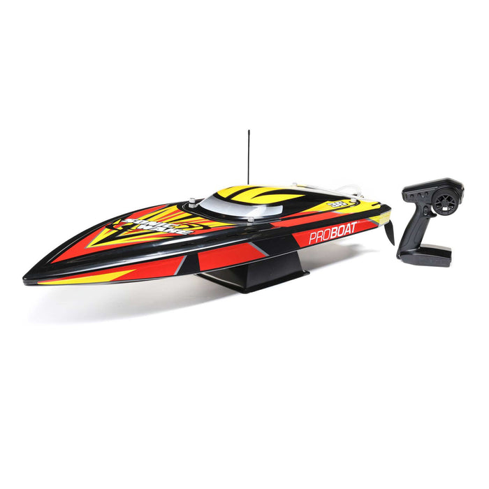 PRB08032V2T1 Pro Boat Sonicwake V2 36" Self-Righting Brushless Deep-V RTR, Black