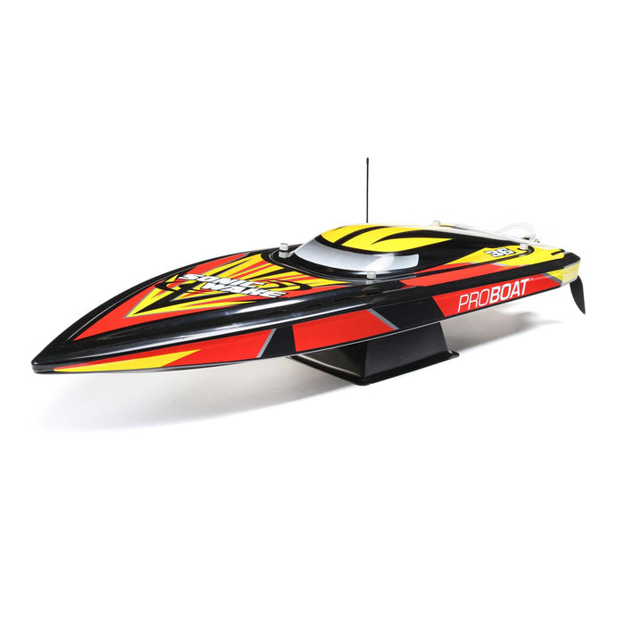 PRB08032V2T1 Pro Boat Sonicwake V2 36" Self-Righting Brushless Deep-V RTR, Black