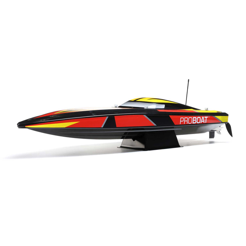 PRB08032V2T1 Horizon Sonicwake V2 36" Self-Righting Brushless Deep-V RTR, Black