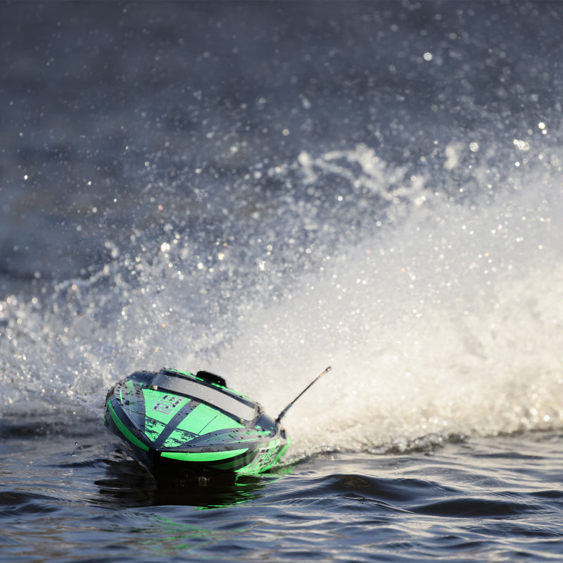 PRB08037T1 Horizon Impulse 32" Brushless Deep-V RTR with Smart, Black/Green