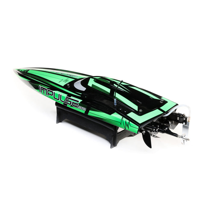 PRB08037T1 Horizon Impulse 32" Brushless Deep-V RTR with Smart, Black/Green