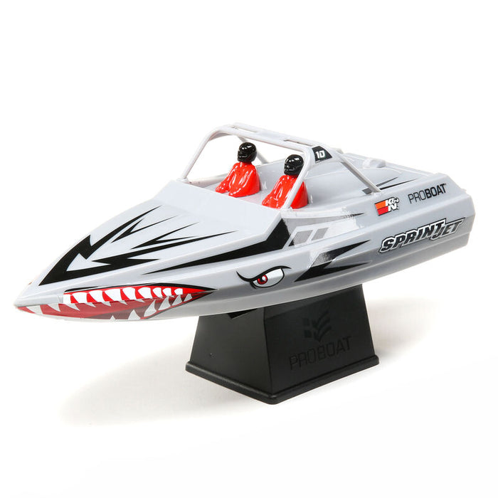PRB08045T ProBoat Sprintjet 9" Self-Righting Deep-V Jet Boat Brushed RTR, Silver