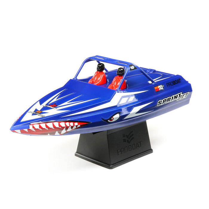 PRB08045T ProBoat Sprintjet 9" Self-Righting Deep-V Jet Boat Brushed RTR, Silver