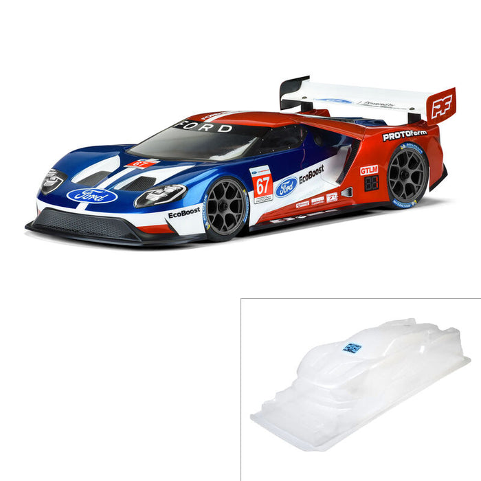 PRM155025 Protoform 1/10 Ford GT LW Clear Body: 190mm Touring Car with LP shock towers