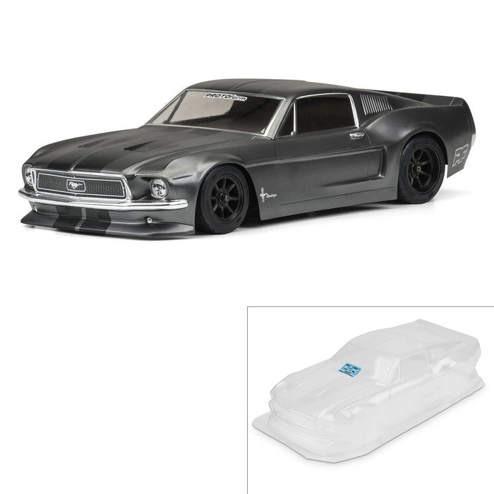 Protoform 1/10 1968 Ford Mustang Clear Body: Vintage Trans-Am PRM155840