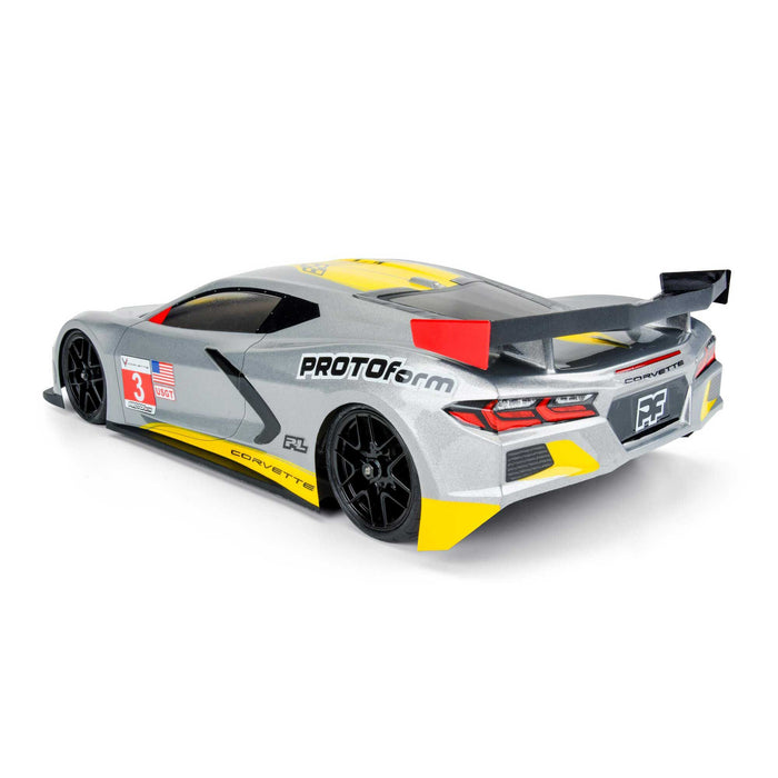 PRM157425 Protoform 1/10 Chevrolet Corvette C8 Clear Body: 190mm Touring Car