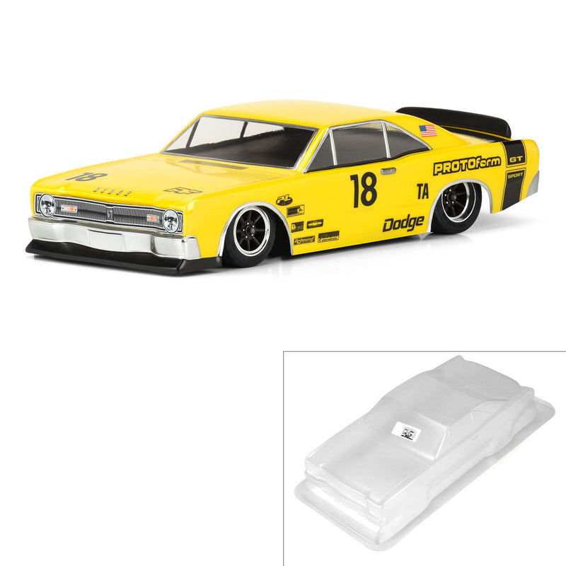 1579-30 Protoform 1/10 1967 Dodge Dart Clear Body: Vintage Trans-Am