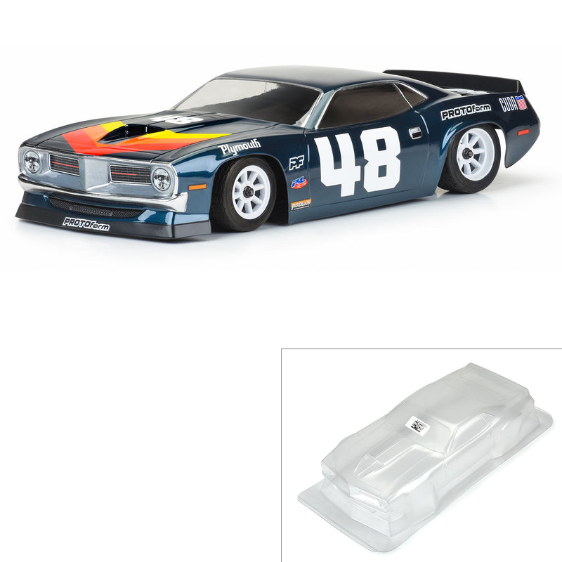 PRM159400 Protoform 1970 Plymouth Barracuda Clear Body for VTA Class
