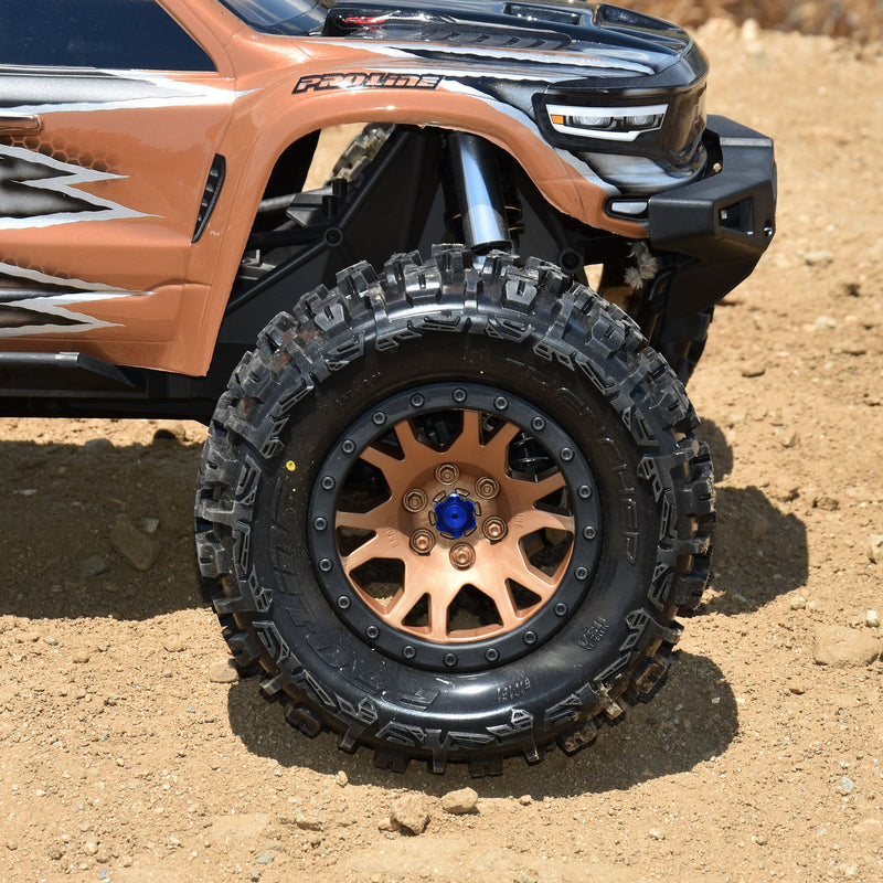 PRO1015115 PROLINE Limited Edition Trencher Pro-Loc F/R Mounted 24mm Bronze/Black Impulse (2): X-MAXX