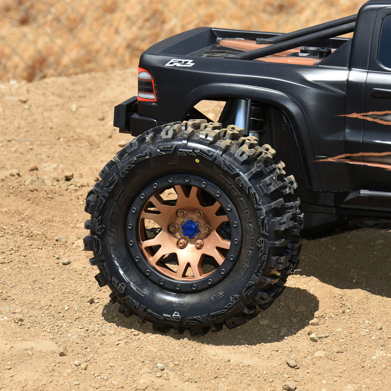 PRO1015115 PROLINE Limited Edition Trencher Pro-Loc F/R Mounted 24mm Bronze/Black Impulse (2): X-MAXX